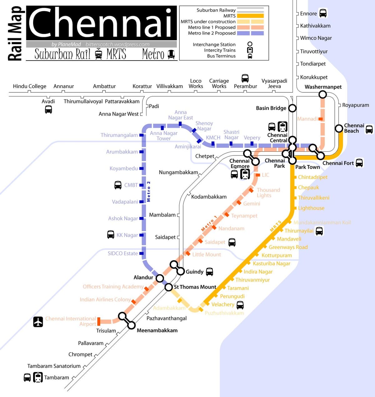 metro rail Chennai rutt karta