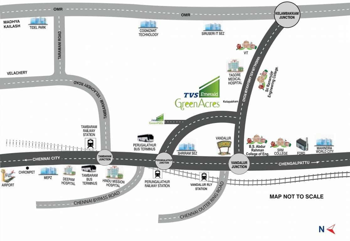 karta över Chennai Perungalathur