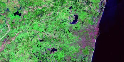 Satellit-karta av Chennai