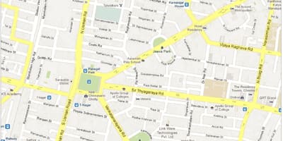 Karta över Chennai t Nagar