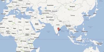 Chennai på världskartan
