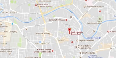 Apollo-sjukhuset Chennai Greams road karta